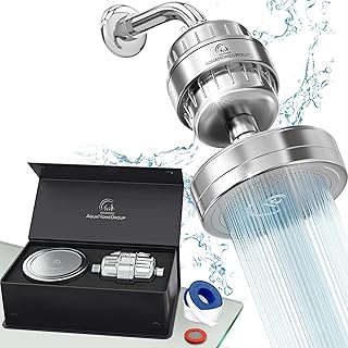 AquaHomeGroup Filtered Shower Head & 20