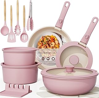 Astercook 21 Pots Pans Non Stick