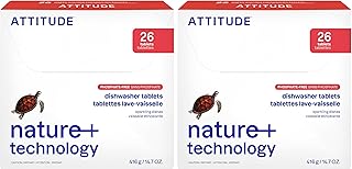 ATTITUDE Dishwasher Pods Plant-Based & Vegan