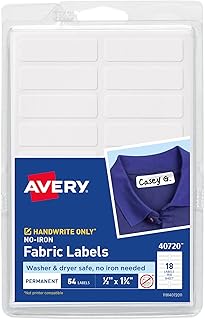 Avery No-Iron Fabric Labels