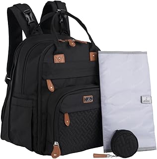 BabbleRoo Extra Large Diaper Bag Backpack