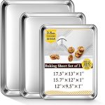 Baking Sheet 3 Commercial Grade Stainless