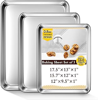 Baking Sheet 3 Commercial Grade Stainless