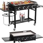 BBQCuker 4-Burner Propane Gas Griddle