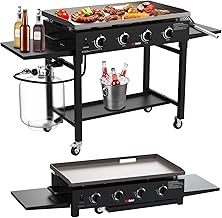 BBQCuker 4-Burner Propane Gas Griddle