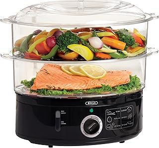 BELLA Two Tier Food Steamer Stackable