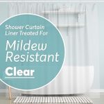 BigFoot Clear Shower Curtain