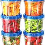 BiuLeon 6 Pack-24 oz Freezer Storage