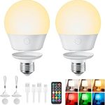 Brightown E26 Rechargeable Light Bulb Remote