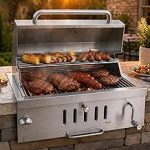 Built Charcoal Grills Outdoor Kitchen Island