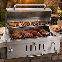 Built Charcoal Grills Outdoor Kitchen Island