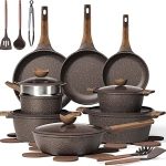 CAROTE 26PCS Pots Pans Non Stick