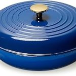 CAROTE 3.4QT Enameled Cast Iron Braiser
