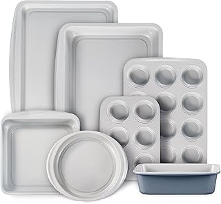 CAROTE 7-Piece Nonstick Stackable Baking Pans