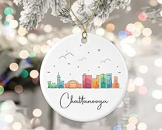 Chattanooga City Ornament Scape Christmas Landmarks