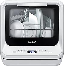 COMFEE' Portable Dishwasher Countertop 5L Built-in