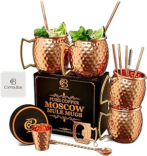 COPPER-BAR Moscow Mule Copper Mugs
