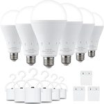 DEBAOBULB 6 Rechargeable Emergency Light Bulbs