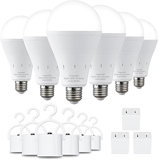 DEBAOBULB 6 Rechargeable Emergency Light Bulbs