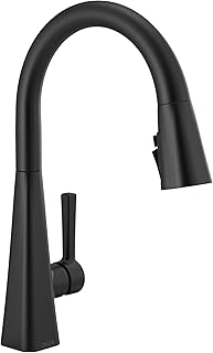 Delta Lenta Matte Black Kitchen Faucet