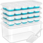DOQAUS Ice Cube Tray Lid Bin