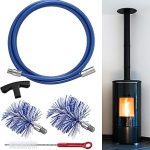 Dreyoo Pellet Stove Cleaning Brush Kit