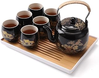 Dujust Japanese Tea Black Porcelain 1