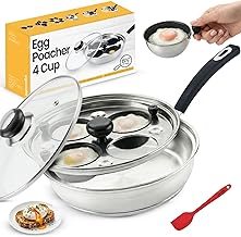 Egg Poacher Eggssentials Poached Maker Stainless