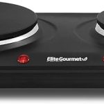 Elite Gourmet EDB-302BF Countertop Double Cast