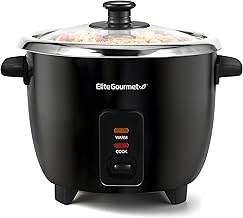 Elite Gourmet ERC006SS 6-Cup Electric Rice
