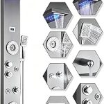 ELLO&ALLO Stainless Steel Shower Panel Tower
