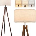 ELYONA Wood Tripod Floor Lamp