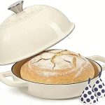 Enameled Round Cast Iron Bread Oven