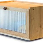 ETMI Bamboo Bread Box Kitchen Counter-Large