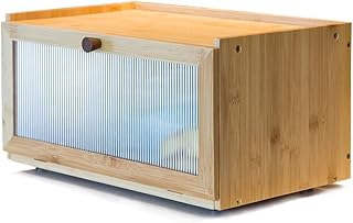 ETMI Bamboo Bread Box Kitchen Counter-Large