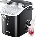 EUHOMY Nugget Ice Maker Countertop Handle
