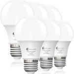 evelor 6-Pack A19 LED Light Bulbs