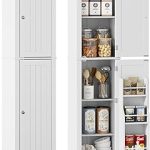 Function Home Tall Bathroom Storage Cabinet