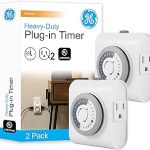GE 24‑Hour Mechanical Outlet Timer Switch