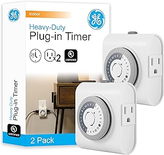 GE 24‑Hour Mechanical Outlet Timer Switch