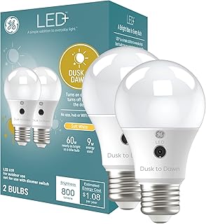 GE LED+ A19 Dusk Dawn LED