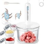 Glass Food Processor 4 Blades &