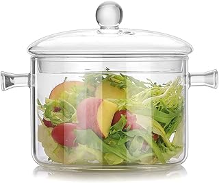 Glass Saucepan Cover 2L/67OZ Heat-resistant Stovetop