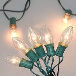 GOOTHY C9 Clear Christmas String Lights
