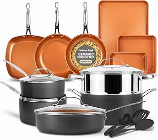 GOTHAM STEEL 20 Pc Ceramic Cookware