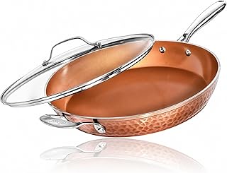 Gotham Steel Hammered Copper 14 Inch