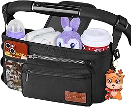 Guiseapue Universal Stroller Organizer Cup Holder