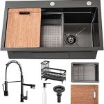 Gunmetal Black Kitchen Sink 30 Inch