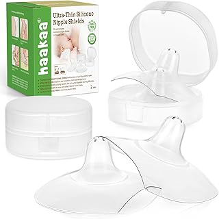 haakaa Silicone Nipple Shields Breastfeeding Newborns