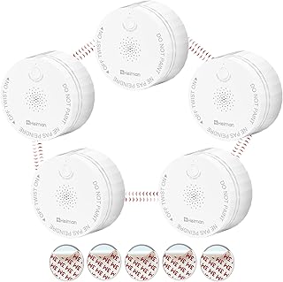 Heiman Smoke Alarm Wireless Interconnected Photoelectric